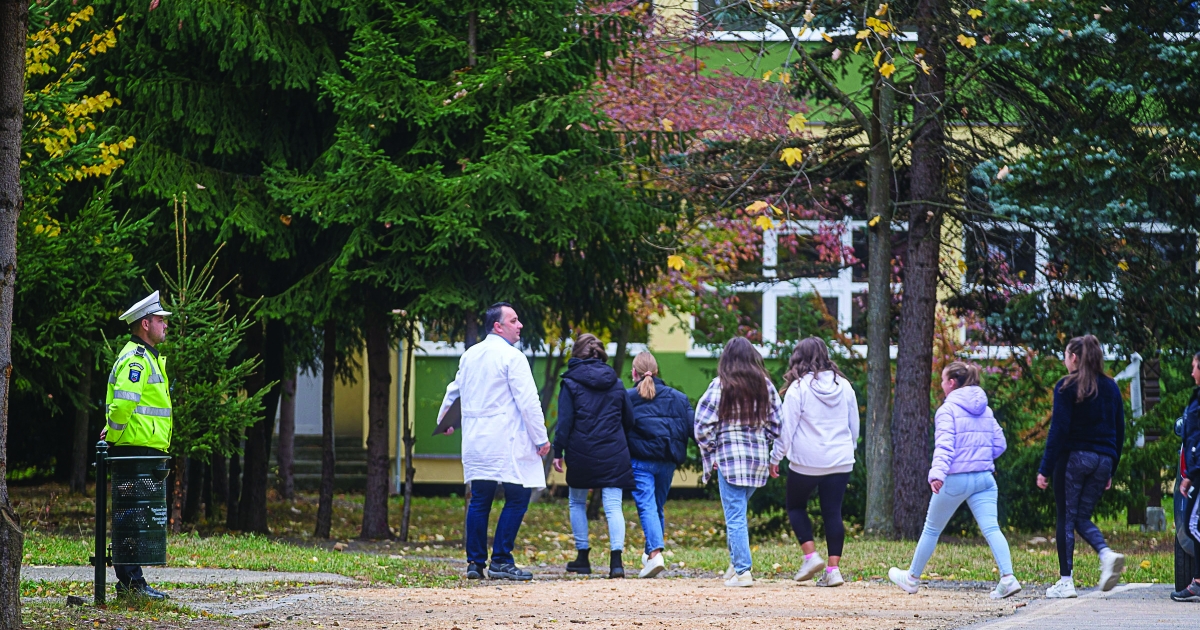 Földrengést szimuláltak iskolákban